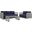 Aura Gray Navy 3 Piece Outdoor Patio Wicker Rattan Set EEI-3598-GRY-NAV-SET
