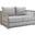 Aura Gray Outdoor Patio Wicker Rattan Loveseat
