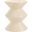 Aura Modern Plastic Side End Table For Indoor Or Outdoor Use In Ivory