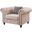Aurelia Beige Linen Chair