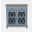 Aurora Hills Country Wire Brushed 2 Door Accent Chest In Blue