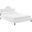 Aurora Performance Velvet King Bed In White
