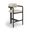 Aurum Vegan Leather Upholstered Counter Stool In Beige