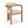 Aurum Vegan Leather Upholstered Dining Chair Set of 2 In Beige