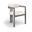Aurum Vegan Leather Upholstered Dining Chair Set of 2 In Cream