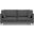 Ava Woven Performance Fabric 76 Inch Sofa In Pebble Grey
