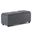 Avalon Linen Look Fabric Storage Ottoman In Slate Grey