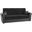 Avalon Upholstered Convertible Sofabed with Storage In Gray and Black