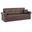 Avalon Upholstered Convertible Sofabed with Storage In Zen Brown
