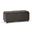 Avalon Vegan Faux Leather Storage Ottoman In Chocolate Brown