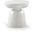 Avellino Marble Finish Concrete End Table In White
