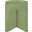 Avenda Concrete End Table In Green