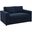 Avendale Velvet Loveseat In Blue