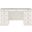Avery Vanity Executive Desk (White)