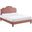 Aviana Performance Velvet King Bed In Dusty Rose