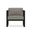 Avion Club Chair In Canvas Charcoal and Black