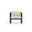 Avion Club Chair In Canvas Flax and Slate