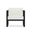 Avion Club Chair In Canvas Natural and Black