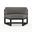 Avion Curve Seat Set of 2 In Canvas Charcoal and Black