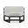 Avion Curve Seat Set of 2 In Canvas Natural and Black