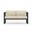 Avion Loveseat In Canvas Flax and Slate