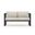 Avion Loveseat In Cast Silver and Slate