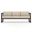Avion Sofa In Canvas Flax and Black