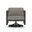 Avion Swivel Rocker In Canvas Charcoal and Slate