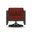 Avion Swivel Rocker In Canvas Henna and Slate