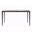 Avo 62 Inch Dining Table with Sintered Stone Top In Dark Grey and Black