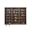 Avondale 8' Tall Three Piece Bookcase Wall With Ladder In Brown