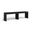 Avro Solid Wood and Oak Veneer 2-Piece Desk In Black