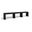 Avro Solid Wood and Oak Veneer 3-Piece Desk In Black