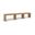 Avro Solid Wood and Oak Veneer 3-Piece Desk In Natural