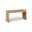 Avro Solid Wood and Oak Veneer Desk In Natural