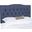 Axel Navy Linen Tufted Queen Headboard