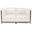 Axis 2 Piece Sectional Avanti Titanium Frame In White
