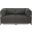Axis 2 Piece Sectional Sterling Titanium Frame In Charcoal