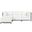 Axis 4 Piece Sectional Atlantis Titanium Frame In White