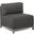 Axis Chair Sterling Titanium Frame In Charcoal