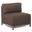 Axis Chair Sterling Titanium Frame In Chocolate