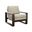 Featured Upholstery Axis Chair In Beige