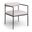 Axis Linen Textured Fabric Upholstered Dining Chair Set of 2 In Beige