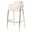 Axis Modern Gold Bar Height Chair In Beige