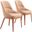 Ayr Dining Chair Set of 2 In Tan