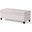 Azure Upholstered Storage Bench with Button Tufted In Light Grey