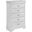 Crown Mark Louis Philip Chest in White