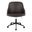 Bacci Faux Leather Office Chair In Walnut and Brown