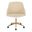 Bacci Office Chair In Cream and Walnut