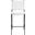 Bahari Woven Counter Stool in White and Black